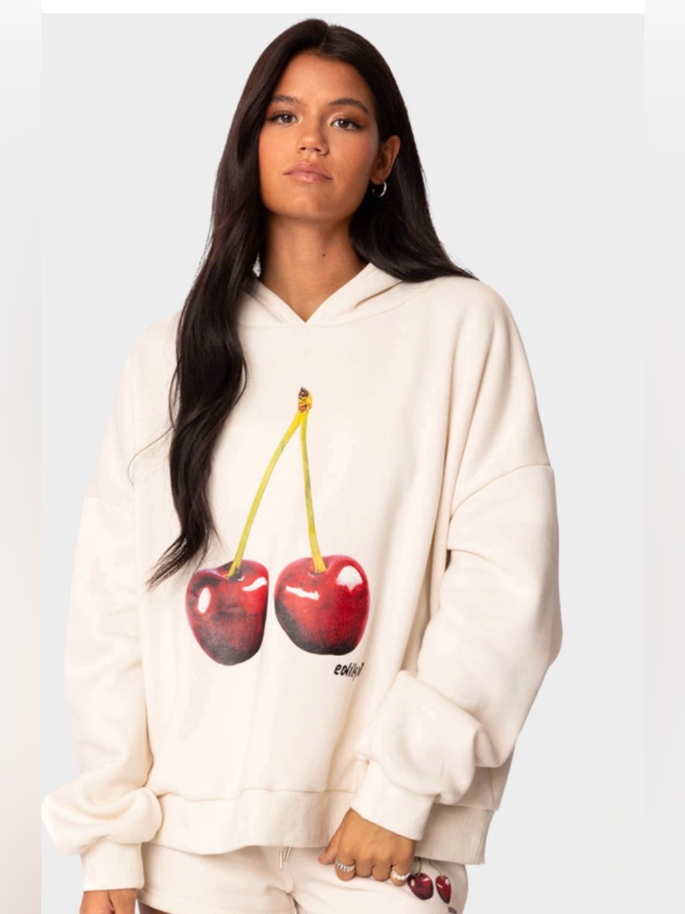 Edikted Mon Cheri Sweatshirt Size S